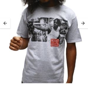 MENACE II SOCIETY HEATHER T SHIRT size Large